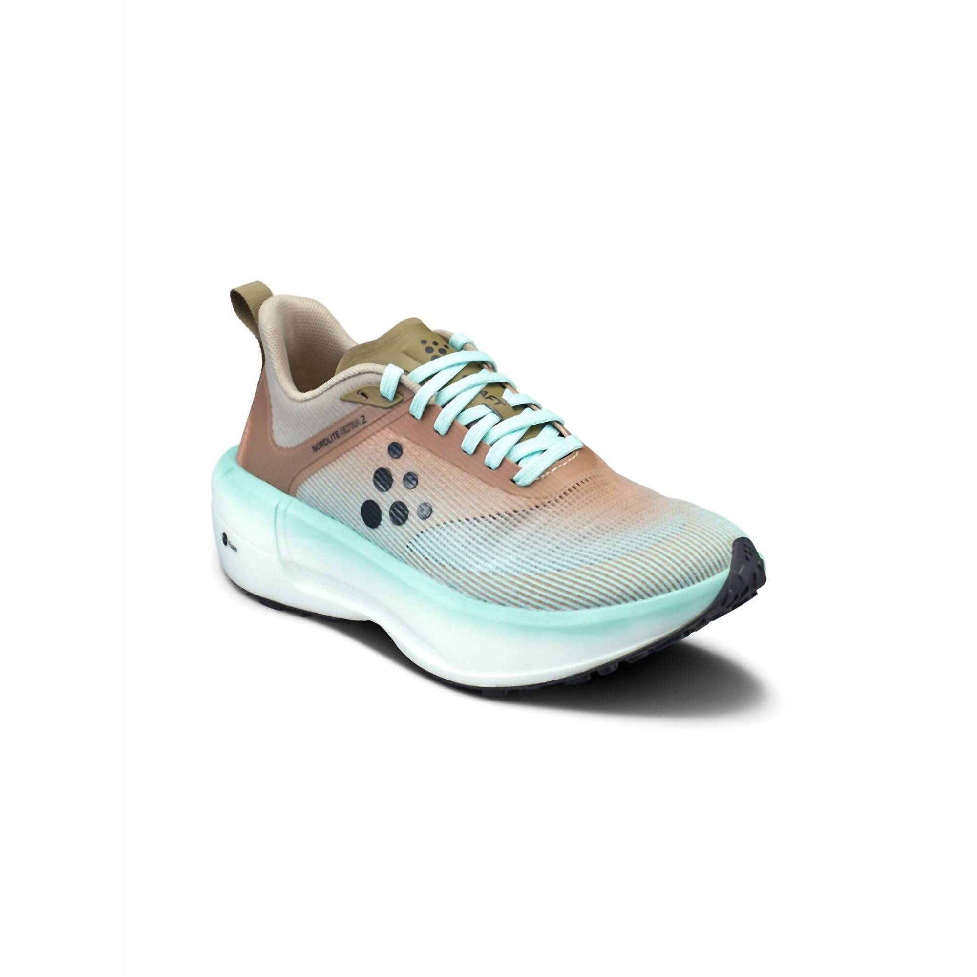 New Craft Women's Nordlite Ultra 2 Running Shoes In Cliff/Hay